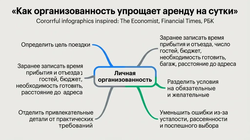 Как организованность упрощает аренду на сутки